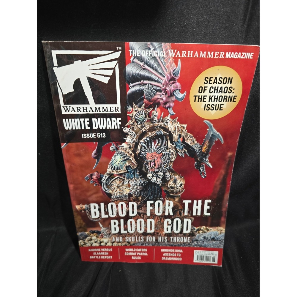 Games Workshop White Dwarf Magazine Issue #513 Warhammer 40K Khorne June 2024